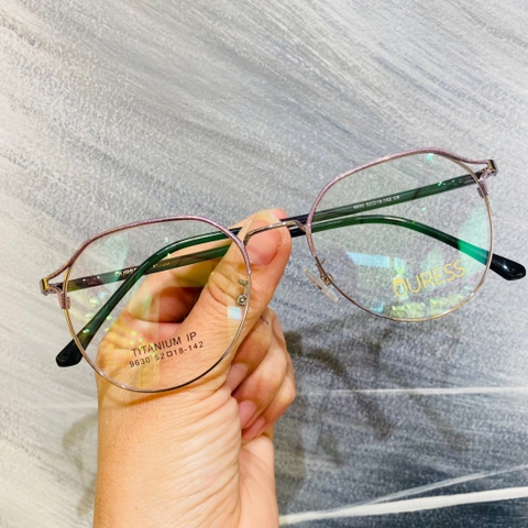 Gọng kính cận 9630 chất liệu titan thời trang mắt kính OURESS nam nữ siêu nhẹ siêu bền