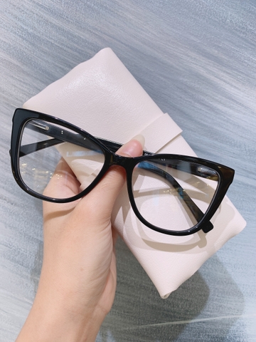 Gọng kính unisex nhựa Acetate cao cấp, dáng mắt mèo thời trang WD23