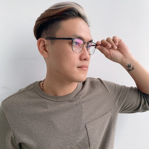 GỌNG KÍNH HỢP KIM  SIÊU NHẸ HỢP THỜI TRANG CỰC BỀN CHO NAM – HÀNG CHÍNH HÃNG J7704