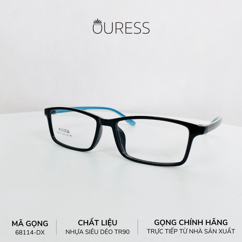 Gọng kính nhựa 68114 thời trang nam nữ siêu nhẹ siêu bền OURESS