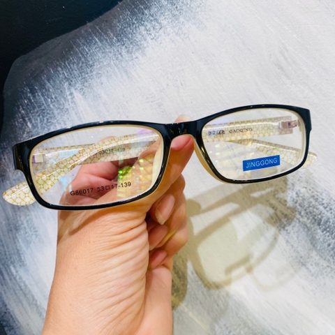 Gọng kính nhựa 86017 thời trang nam nữ siêu nhẹ siêu bền OURESS