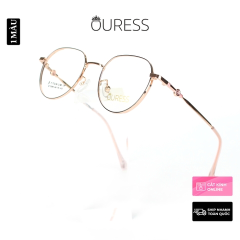 Gọng kính titanium 1142 BT0586 BT05811 BT05813 thời trang nam nữ cao cấp siêu nhẹ siêu bền OURESS
