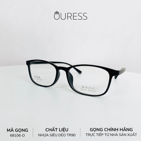 Gọng kính nhựa 68106 thời trang nam nữ siêu nhẹ siêu bền OURESS