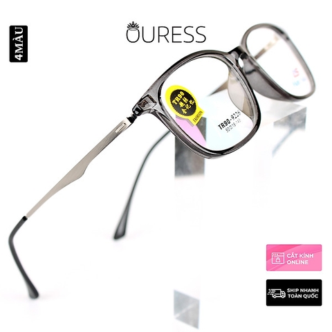 Gọng kính tr90 phối càng kim cao cấp bền đẹp thời trang Ouress 9226
