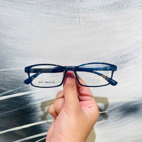 Gọng kính nhựa 98637 thời trang nam nữ siêu nhẹ siêu bền OURESS