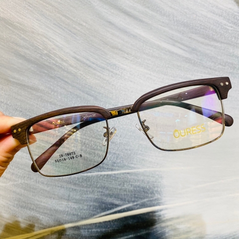 Gọng kính cận ZR76088 ZR76072 nhựa hợp kim thời trang mắt kính OURESS nam nữ siêu bền