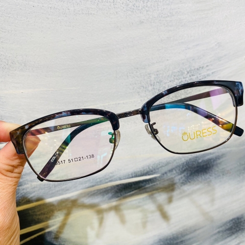 Gọng kính cận 168007 5517 5515 2625 8162 hợp kim mắt kính OURESS thời trang nam nữ siêu bền