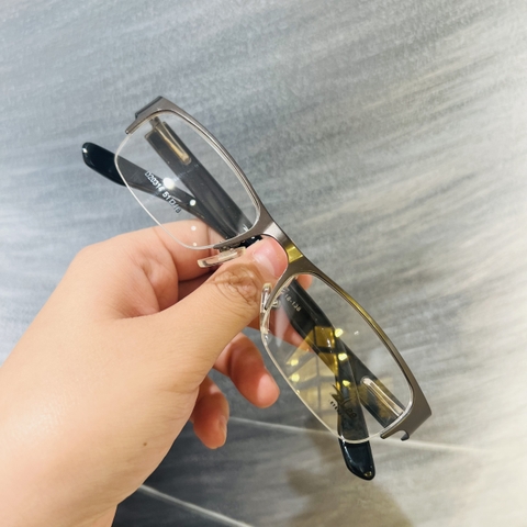 Gọng kính hợp kim ( xẻ cước ) thời trang nam nữ siêu nhẹ siêu bền Ouress D20314