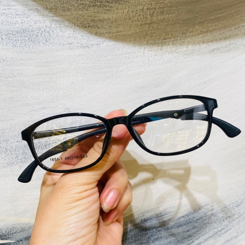 Gọng kính nhựa M9167 1651 có cài vành tai thời trang nam nữ siêu nhẹ OURESS