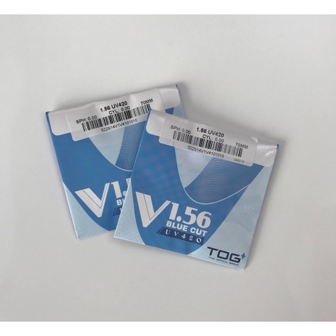 Tròng kính TOG Thương hiệu: EXCELITE - Xuất xứ Trung Quốc Chiết suất : 1.56