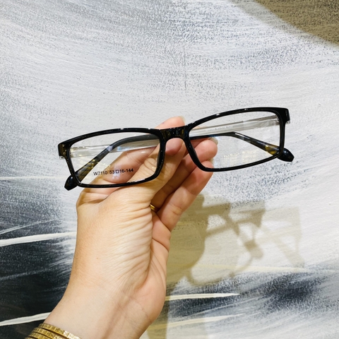 Gọng kính nhựa w7110 thời trang nam nữ siêu nhẹ siêu bền OURESS