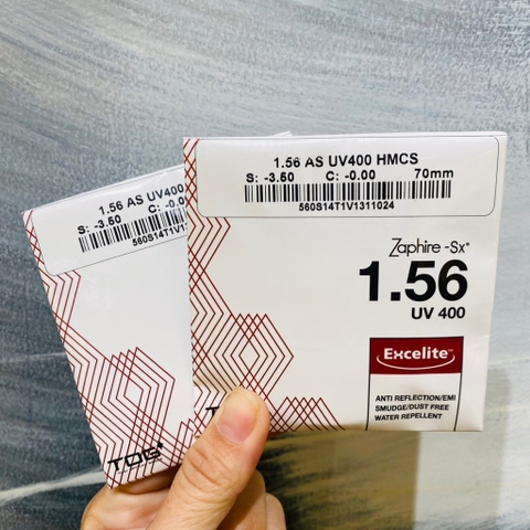 Tròng kính tog cận/viễn/loạn 1.56 hmcs có độ mắt kính OURESS chống uv, phủ nano chính hãng mắt kính OURESS