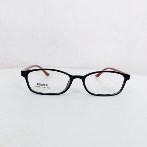 Gọng kính nhựa 68124 thời trang nam nữ siêu nhẹ siêu bền OURESS