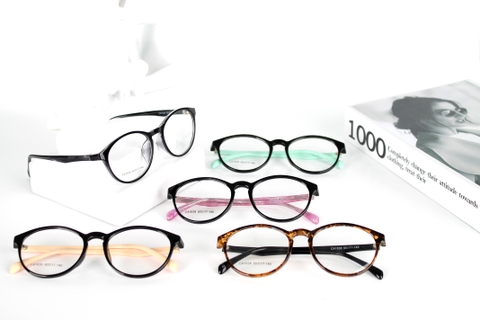 Gọng kính nhựa ca1638 thời trang nữ cá tính siêu nhẹ siêu bền OURESS