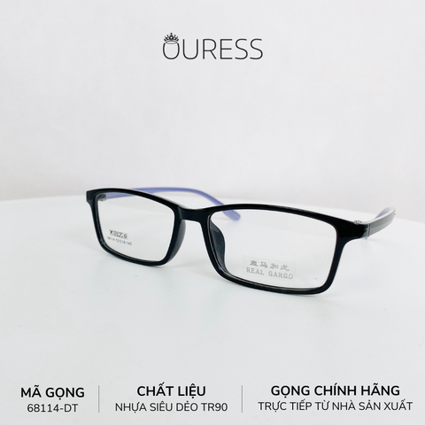 Gọng kính nhựa 68114 thời trang nam nữ siêu nhẹ siêu bền OURESS