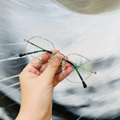 Gọng kính hợp kim thời trang nam nữ siêu nhẹ siêu bền OURESS 8915