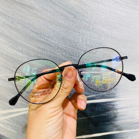 Gọng kính cận S13212 8507 hợp kim thời trang mắt kính OURESS nam nữ siêu nhẹ siêu bền