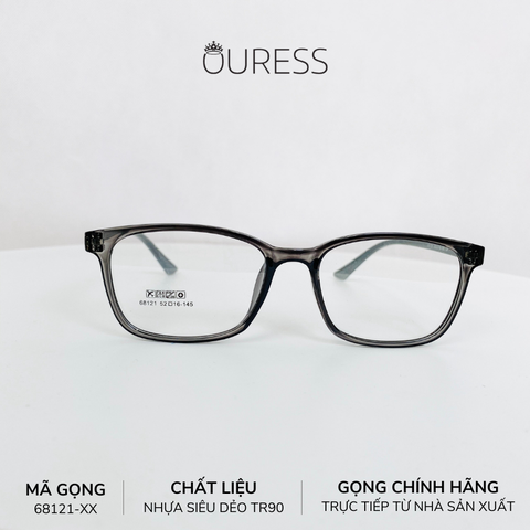 Gọng kính nhựa 68121 thời trang nam nữ siêu nhẹ siêu bền OURESS