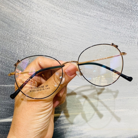 Gọng kính cận 9753 8920 hợp kim thời trang mắt kính OURESS nam nữ siêu nhẹ siêu bền