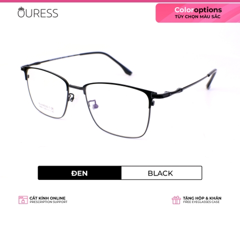 Gọng kính titanium p9007 thời trang nam cao cấp siêu nhẹ siêu bền OURESS