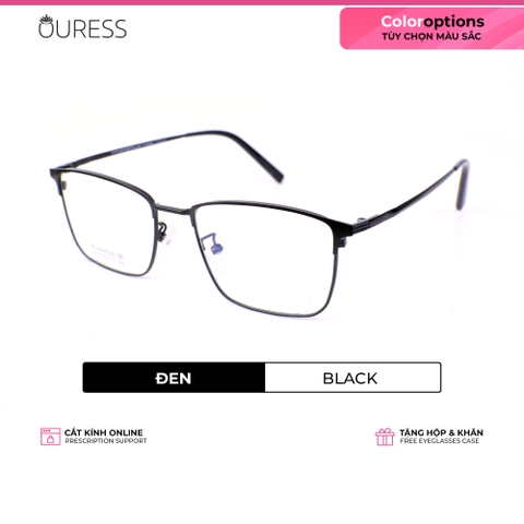 Gọng kính titanium pro p5015 thời trang nam cao cấp siêu nhẹ siêu bền OURESS