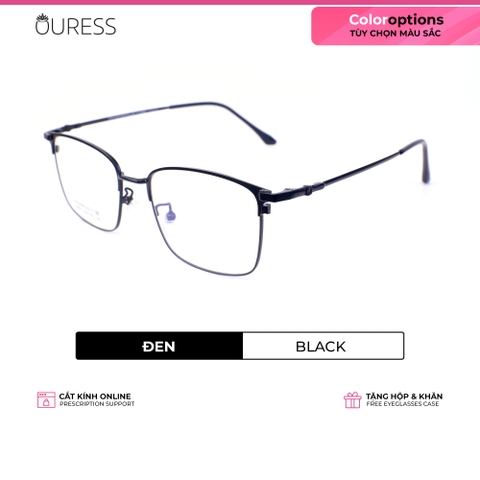 Gọng kính titanium pro p9017 thời trang nam cao cấp siêu nhẹ siêu bền OURESS