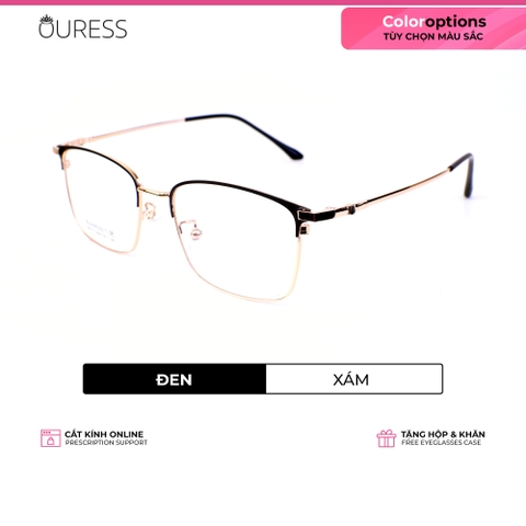 Gọng kính titanium pro p9017 thời trang nam cao cấp siêu nhẹ siêu bền OURESS