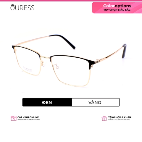 Gọng kính titanium pro p5015 thời trang nam cao cấp siêu nhẹ siêu bền OURESS