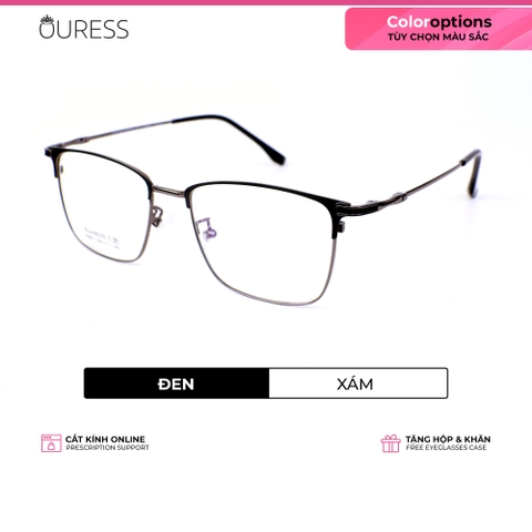 Gọng kính titanium p9007 thời trang nam cao cấp siêu nhẹ siêu bền OURESS