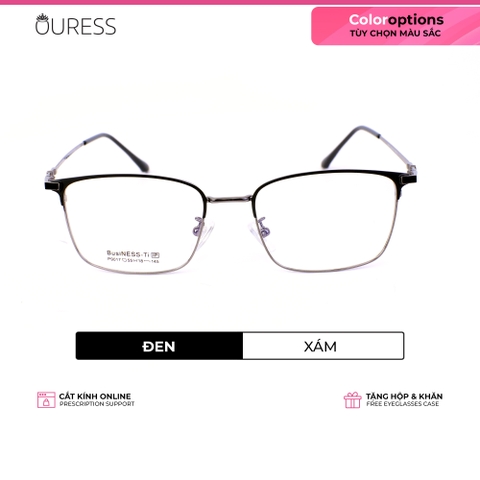 Gọng kính titanium pro p9017 thời trang nam cao cấp siêu nhẹ siêu bền OURESS