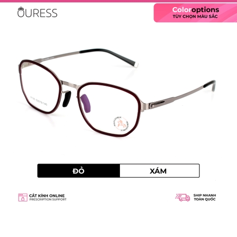 Gọng kính hợp kim 8105 thời trang nam nữ siêu nhẹ siêu bền OURESS