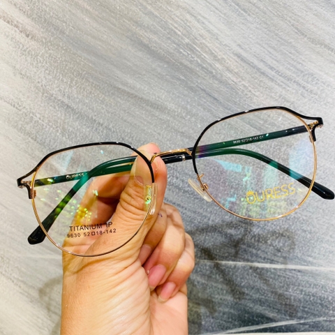 Gọng kính cận 9630 chất liệu titan thời trang mắt kính OURESS nam nữ siêu nhẹ siêu bền