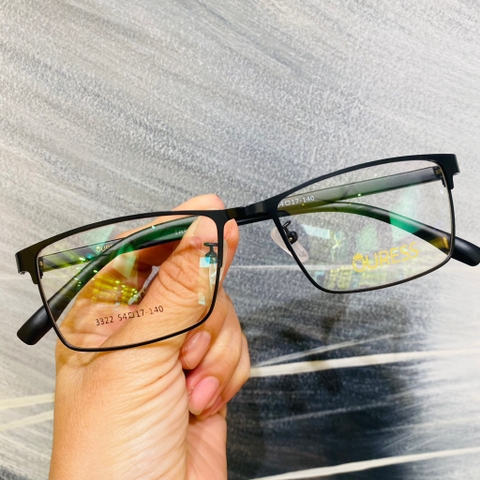 Gọng kính cận 58026 3322 3348 hợp kim mắt kính OURESS thời trang nam nữ siêu bền