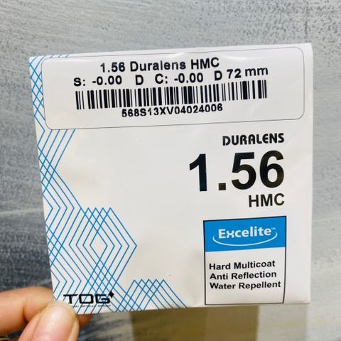 Tròng kính tog cận/viễn/loạn có độ 1.56 phủ hmc chống uv giảm trầy xước chính hãng mắt kính OURESS
