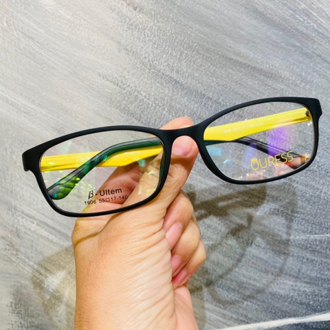 Gọng kính cận 1906 H66004 nhựa dẻo ultem thời trang nam nữ mắt kính OURESS