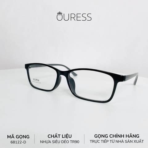 Gọng kính nhựa 68122 thời trang nam nữ siêu nhẹ siêu bền OURESS