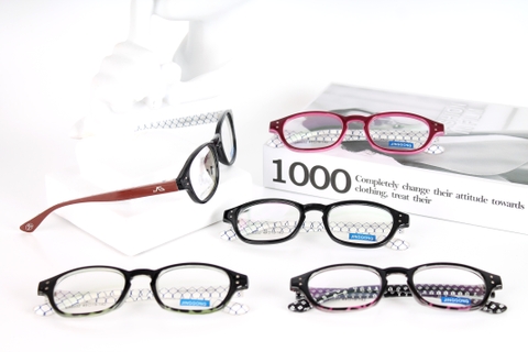 Gọng kính nhựa 86032 thời trang nam nữ siêu nhẹ siêu bền OURESS