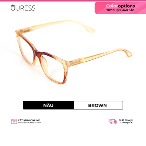 Kính lão 1 độ rưỡi gọng nhựa acetate 7018 thời trang siêu bền sang trọng OURESS
