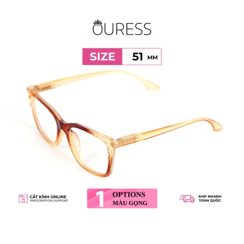 Kính lão 2 độ rưỡi gọng nhựa acetate 7018 thời trang siêu bền sang trọng OURESS
