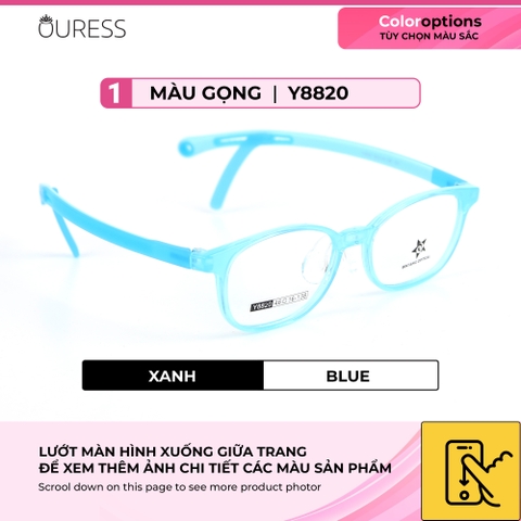 Gọng kính nhựa thời trang unisex siêu nhẹ siêu bền OURESS Y8820