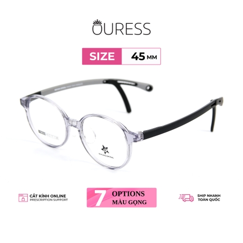 Gọng kính nhựa thời trang unisex siêu nhẹ siêu bền OURESS Y8825