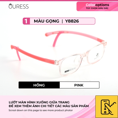 Gọng kính nhựa thời trang unisex siêu nhẹ siêu bền OURESS Y8826
