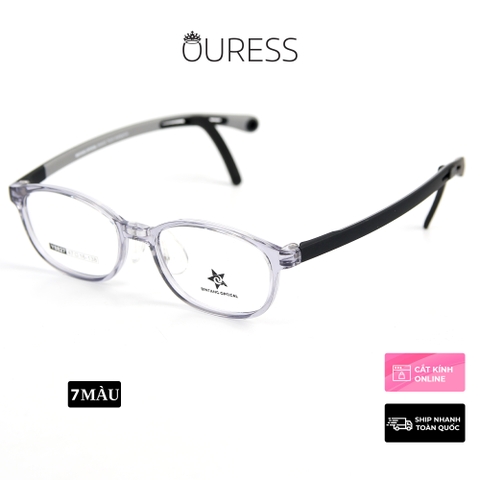 Gọng kính nhựa thời trang unisex siêu nhẹ siêu bền OURESS Y8827