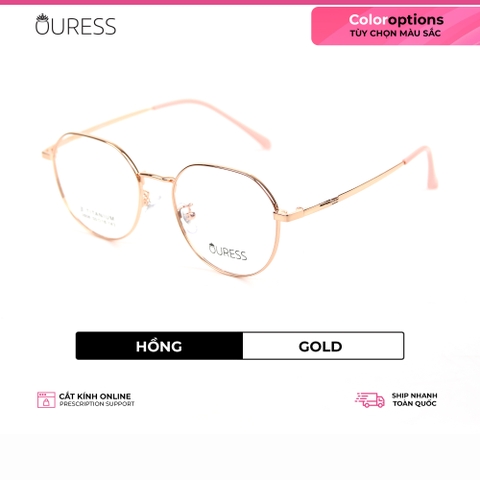 Gọng kính titanium 2806 thời trang cao cấp nam nữ siêu nhẹ siêu bền OURESS