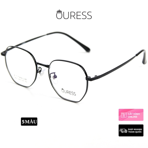 Gọng kính Titanium cao cấp thời trang nam nữ Ouress 2831