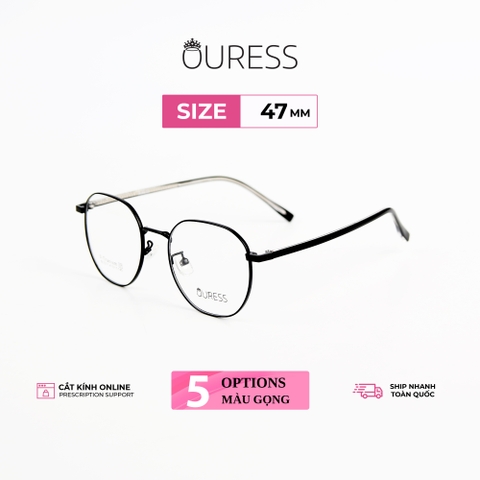 Gọng kính titanium bl7217 thời trang cao cấp nam nữ siêu nhẹ siêu bền OURESS