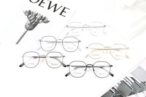 Gọng kính titanium bl7217 thời trang cao cấp nam nữ siêu nhẹ siêu bền OURESS