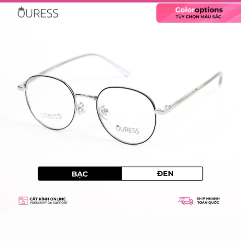 Gọng kính titanium bl7219 thời trang cao cấp nam nữ siêu nhẹ siêu bền OURESS