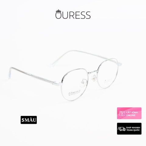 Gọng kính titanium bl7219 thời trang cao cấp nam nữ siêu nhẹ siêu bền OURESS