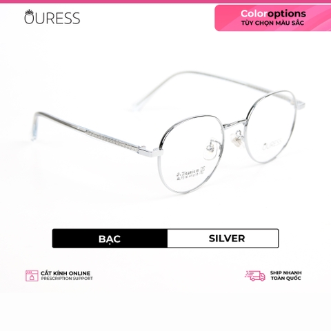 Gọng kính titanium bl7219 thời trang cao cấp nam nữ siêu nhẹ siêu bền OURESS